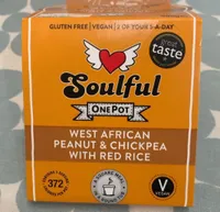 West African peanut & chickpea with red rice