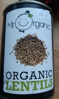 Organic lentils