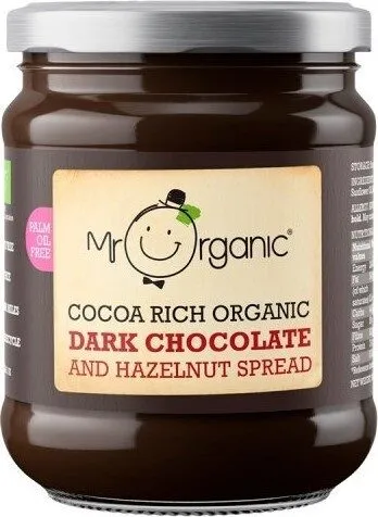 Organic Dark Chocolate & Hazelnut Spread 6 x 200G