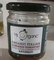 ITALIAN ORGANIC SUNDRIED TOMATOES WITH CAPERS & HERBS IN OIL