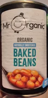 Organic naturally sweetened baked beans