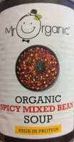 Organic spicy mixed bean soup