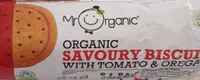 Organic Savoury Biscuits with Tomato and Oregano