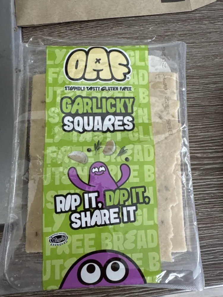 Garlicky Squares