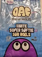 White Super Softie Sub Rolls - Gluten Free