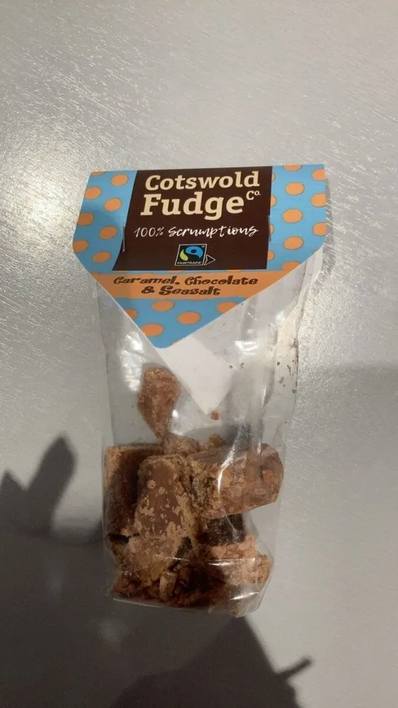 Caramel, chocolate and seasalt fudge