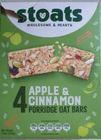 Apple and Cinnamon Porridge Oat Bars
