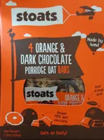 Orange & dark chocolate porrige oat bars