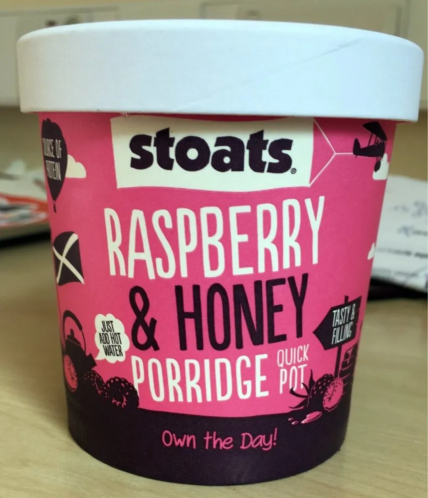Raspberry & Honey Porridge Pot