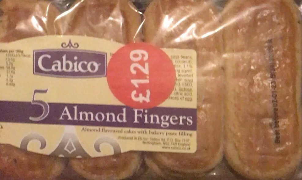 Almond fingers