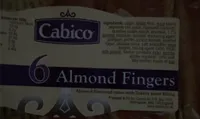 Almond fingers