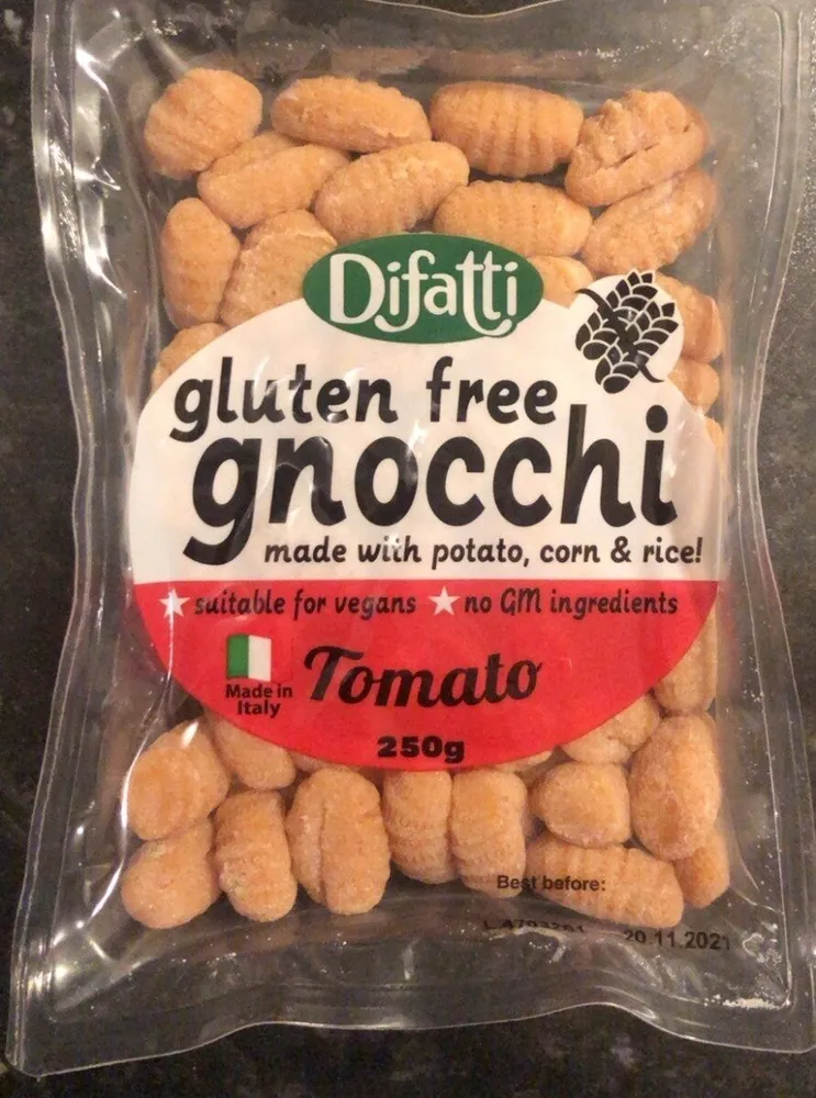 Gluten free gnocchi tomato