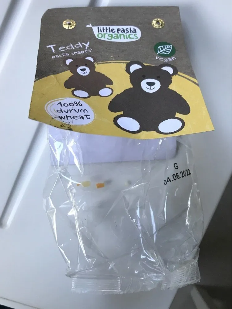 Teddy Bear Shapped Pasta