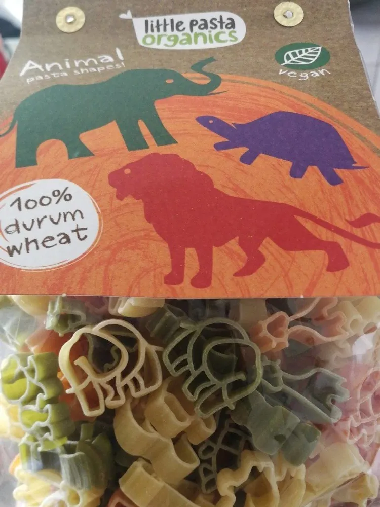 Animal pasta shapes