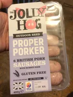 6 British Sausages with Rubbed Sage