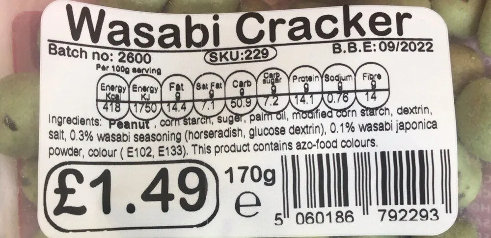 Wasabi Cracker