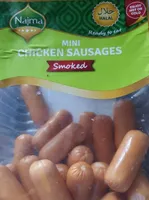 Mini chicken sausages smoked