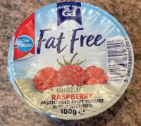 Fat free with sweetner