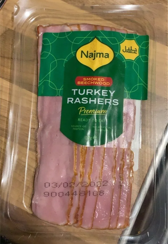 Turkey rashers
