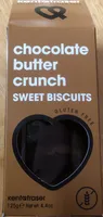 chocolate butter crunch sweet biscuits