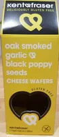 Oak Smoked Garlic and Balck Poppy Seeds Cheese Wafers