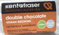 Double chocolate vegan brownie