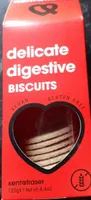 Delicate digestive biscuits