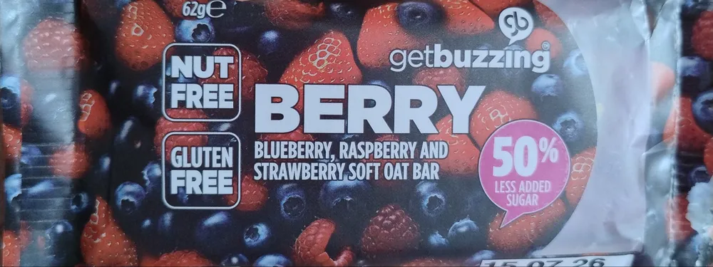 Blueberry, Raspberry & Strawberry Soft Oat Bar