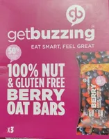 3 Nut Free Blueberry, Raspberry & Strawberry Soft Oat Bars