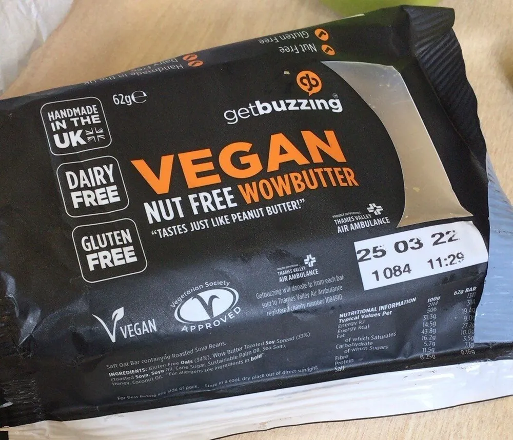 Vegan nut free wowbutter