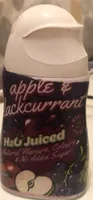 Apple and Blackcurrant H2O Juiced