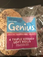 Gluten Free 4 Triple Seeded Rolls