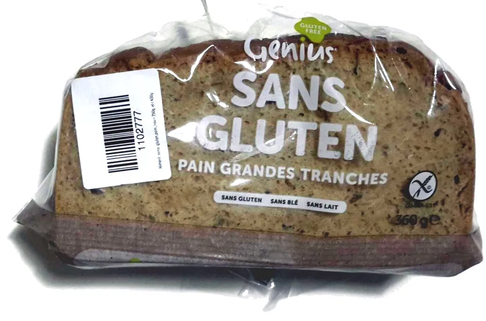 Pain Grandes Tranches Sans Gluten