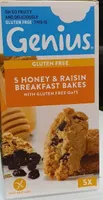 Genius Gluten Free Breakfast Bakes Honey, Raisin & Oat
