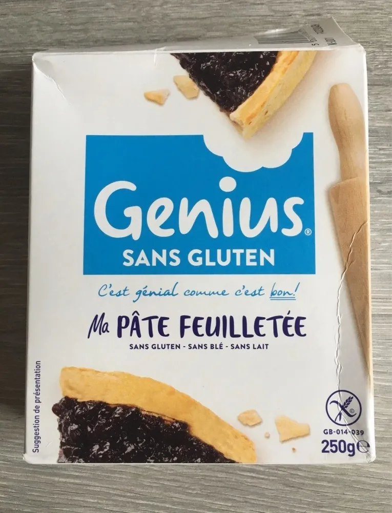 Pate feuilletee sans gluten