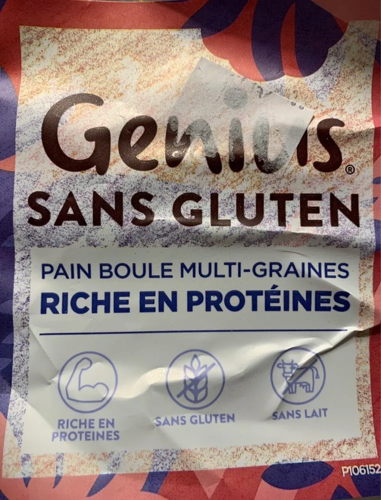 Pain boule multi-graines sans gluten