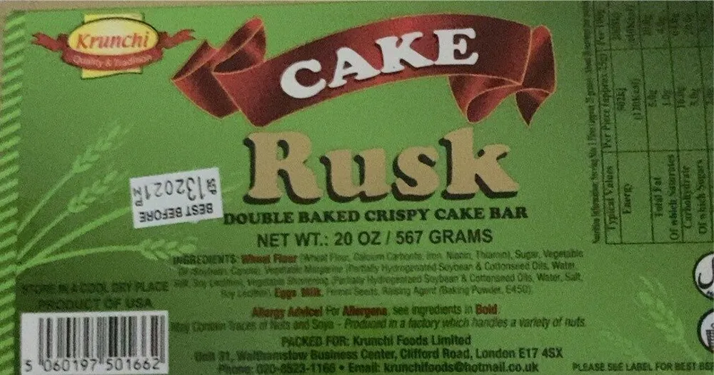 Cake Rusk