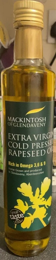 Extra Virgin Cold Pressed Rapeseed Oil