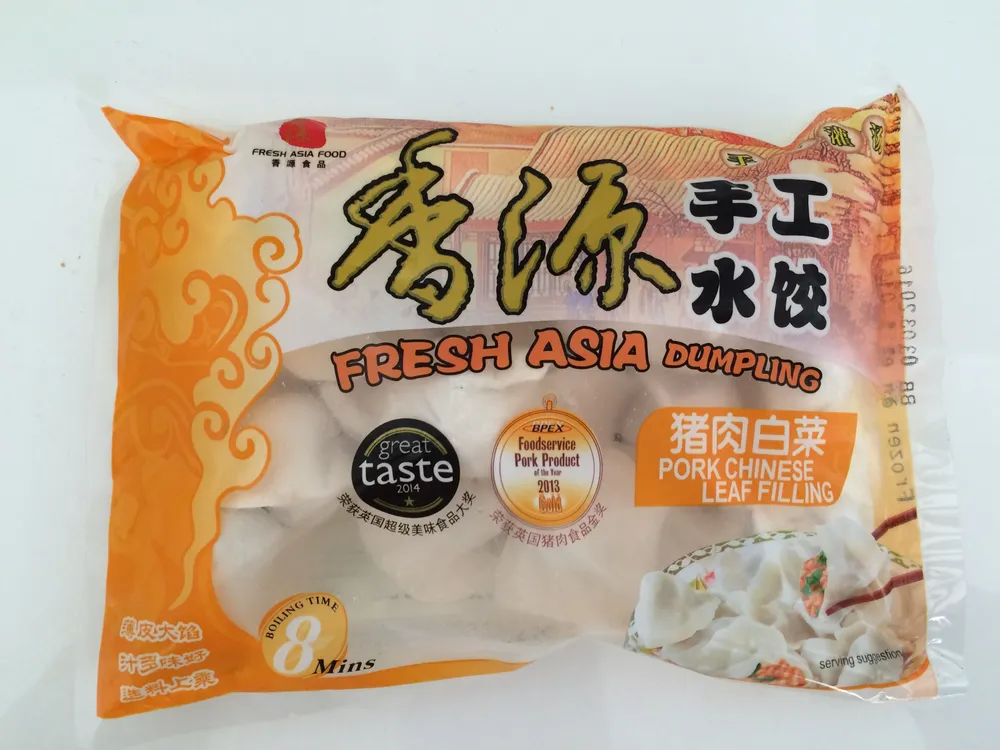 Dumplings porc et chou chinois