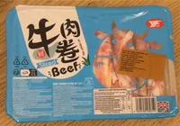 Sliced beef