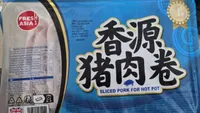 Sliced pork