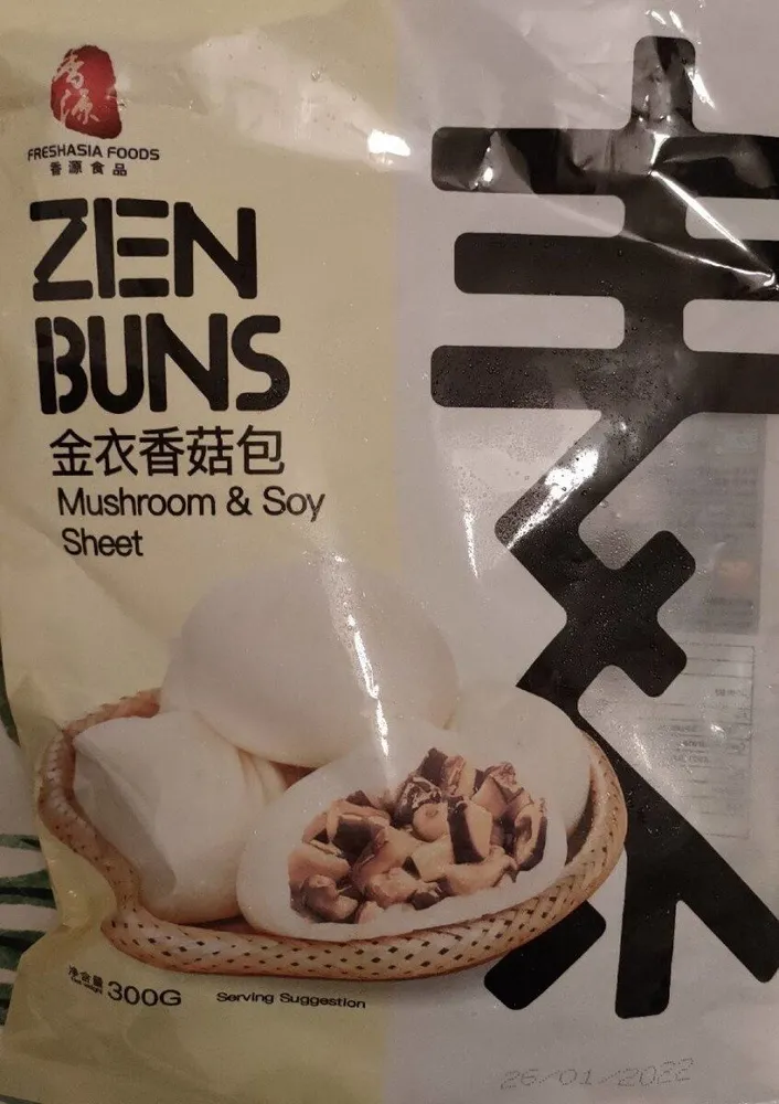 Zen Buns Mushroom & Soy Sheet