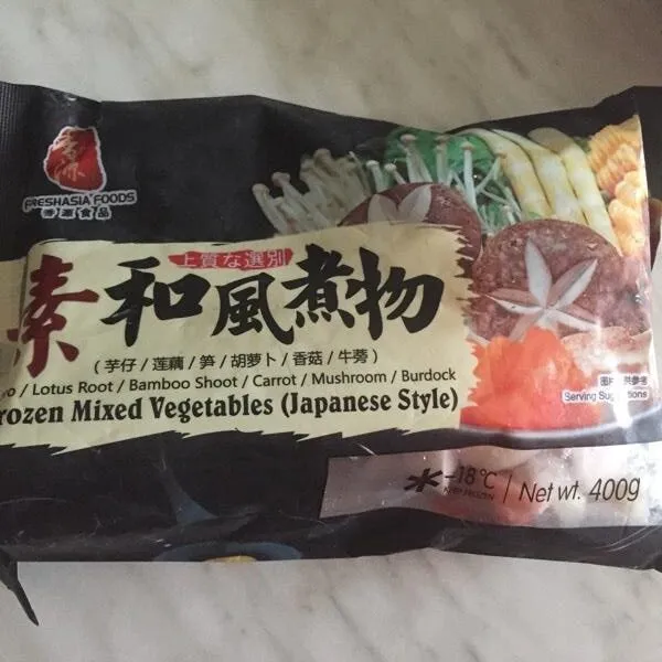 Frozen mixed veg  (Japanese style)