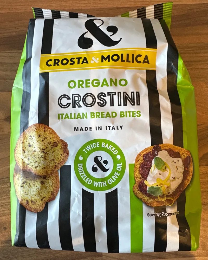 Oregano Crostini Italian Bread Bites