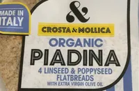 Linseed & poppyseed flatbreads