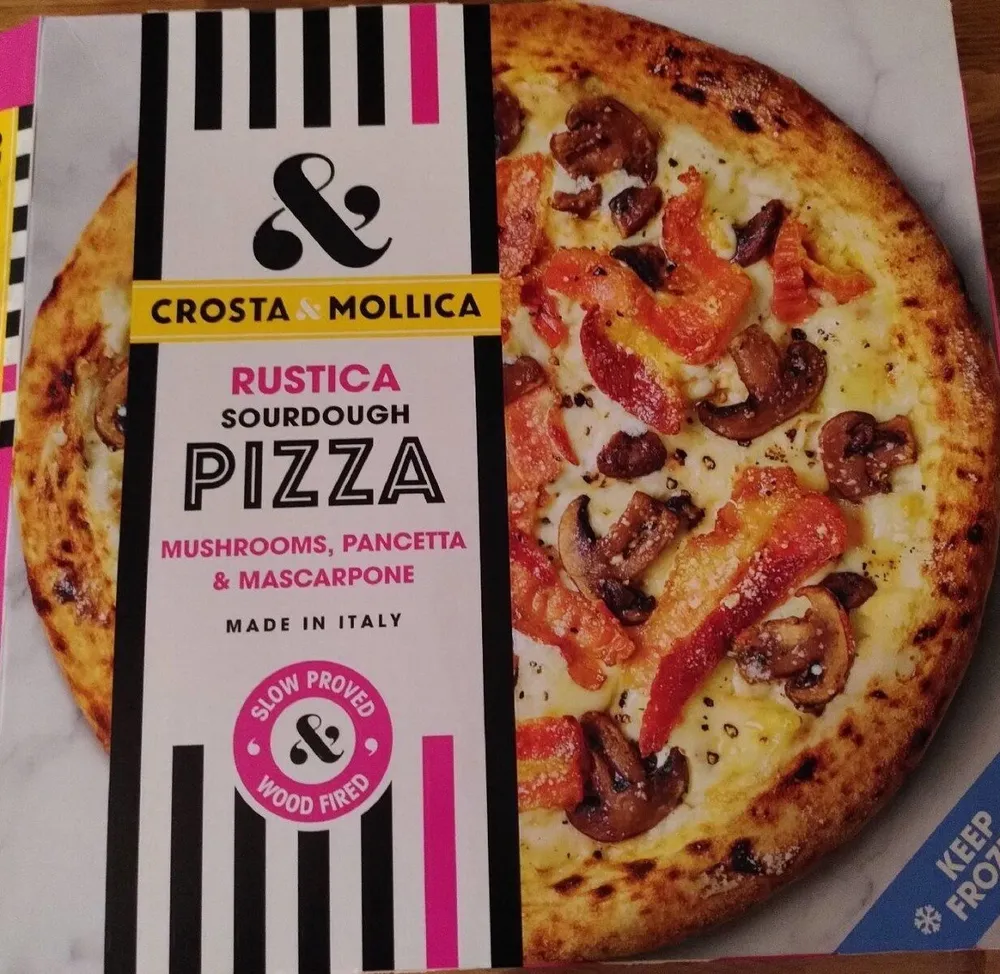 Rustica Sourdough Pizza — Mushrooms, Pancetta & Mascarpone