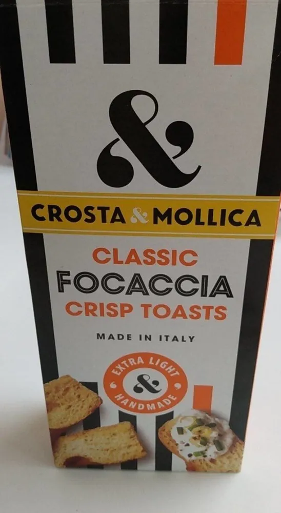 classic focaccia crisp Toasts