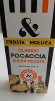 classic focaccia crisp Toasts