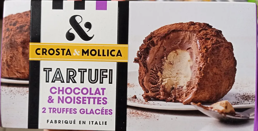 TARTUFI chocolat noisettes 2 Truffes glacees