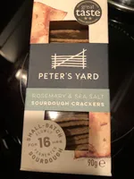Rosemary & Sea Salt Sourdough Crackers